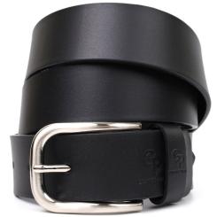 Ремень Grande Pelle Кожаный под джинсы Черный Фото