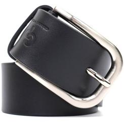 Ремень Grande Pelle Кожаный под джинсы Черный Фото 6