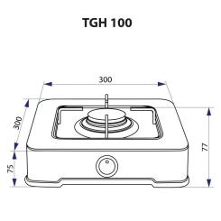 Настольная плита Minola TGH 100 WH Фото 4