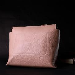 Сумка Grande Pelle Из натуральной кожи Пудровая Фото 9