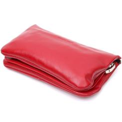 Сумка Grande Pelle Из натуральной кожи Красная Фото 2