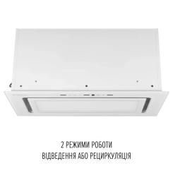 Вытяжка кухонная Perfelli DESIGN VISION 6 BIANCO SILENZIO Фото 2