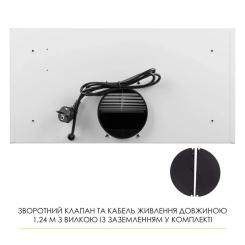 Вытяжка кухонная Weilor LUMINA WBG 69 WHITE SILENCE Фото 10