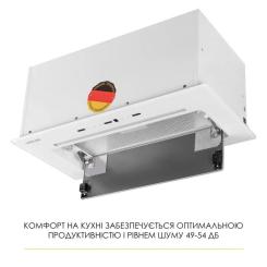 Вытяжка кухонная Weilor LUMINA WBG 69 WHITE SILENCE Фото 6