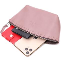 Косметичка Grande Pelle Кожаная Пудровая Фото 7