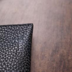 Косметичка Shvigel Кожаная тревел Черная Фото 9