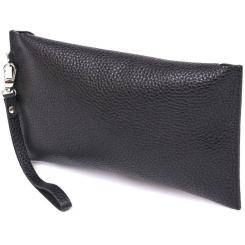 Косметичка Shvigel Кожаная тревел Черная Фото 1