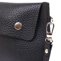 Косметичка Shvigel Кожаная тревел Черная Фото 2