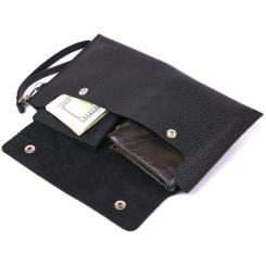 Косметичка Shvigel Кожаная тревел Черная Фото 5