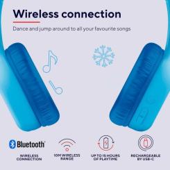 Наушники Trust Nouna Kids Wireless Blue Фото 3