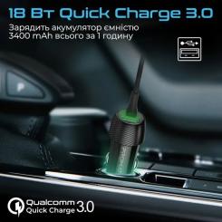 Зарядное устройство Promate 33W USB-C + Lightning cables + USB-A port Фото 4