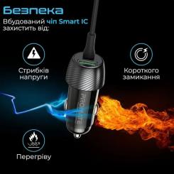 Зарядное устройство Promate 33W USB-C + Lightning cables + USB-A port Фото 6