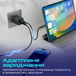 Зарядное устройство Promate USB-C + USB-A Фото 5
