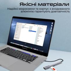 Концентратор Promate USB Hub 5 ports linkhub-5x Фото 4