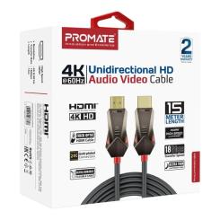 Кабель мультимедийный Promate HDMI M to HDMI M 15.0m V2.0 Фото 1