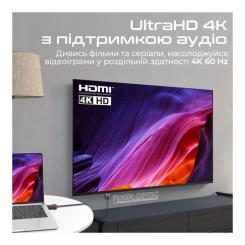 Кабель мультимедийный Promate HDMI M to HDMI M 15.0m V2.0 Фото 2