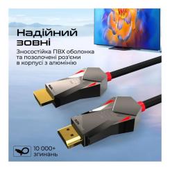 Кабель мультимедийный Promate HDMI M to HDMI M 15.0m V2.0 Фото 7