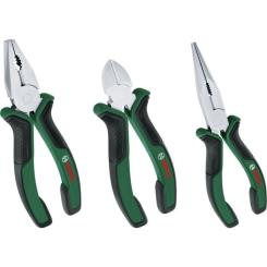 Плоскогубцы Bosch набор 3 шт, комбинированные, удлиненные, бокорезы Фото