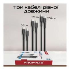 Дата кабель Promate USB-C to USB-C 2.0m Фото 2