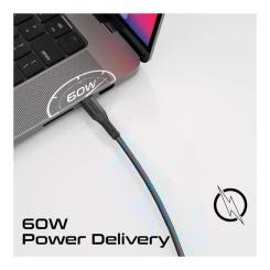 Дата кабель Promate USB-C to USB-C 2.0m Фото 3