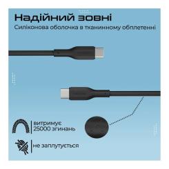 Дата кабель Promate USB-C to USB-C 2.0m Фото 6