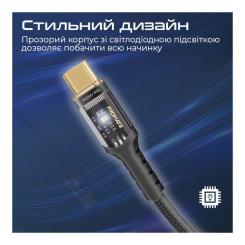Дата кабель Promate USB-C to USB-C 2.0m Фото 4