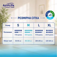 Подгузники для взрослых ActiLife Med Basic M, 30 шт Фото 2
