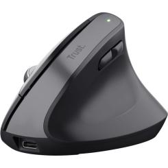 Мышка Trust Bayo+ Ergonomic Wireless/Bluetooth Black Фото 2