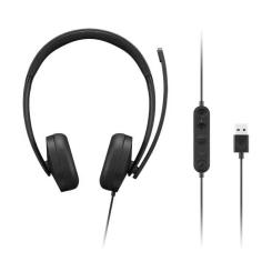 Наушники Lenovo USB-A Wired Stereo Headset Gen 2 Black Фото 1