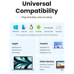 Мышка Ugreen MU105 Wireless Pink Фото 9