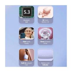 Наушники Vention Elf Earbuds E03 Pink Sand Фото 4