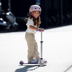 Самокат Micro Mini Deluxe Fairy Glitter LED Пурпуровий Фото 7