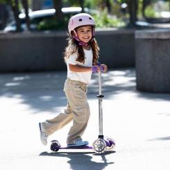 Самокат Micro Mini Deluxe Fairy Glitter LED Пурпуровий Фото 8