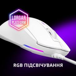 Мышка Lorgar MSA10 Ultralight USB Black Фото 7