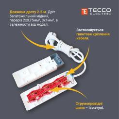 Сетевой удлинитель TECCO 2м 3 поста white Фото 5