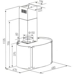 Вытяжка кухонная Kaiser A 7425 Eco Фото 1