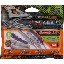 Силикон рыболовный Select Snack 2.5" 280 (6 шт/уп) Фото 1