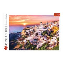 Пазл Trefl Закат солнца над Санторини 1000 элементов Фото 1