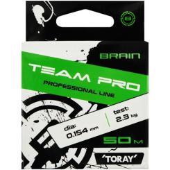 Леска Brain Team Pro 50m (clear) 0.154mm 2.3kg Фото 1