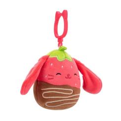 Брелок Squishmallows на клипсе - Кролик Гунда 9 см Фото 5