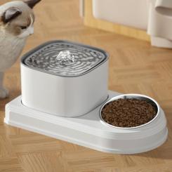 Универсальная посуда для животных Lapka Фонтан с кормушкой 2в1 Фото 1