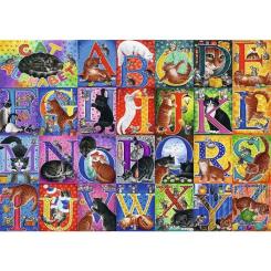 Пазл Trefl Кошачья азбука 500 элементов Фото 1