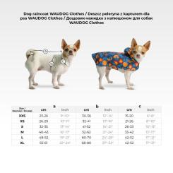 Дождевик для животных WAUDOG Clothes з капюшоном "NASA21" S Фото 4