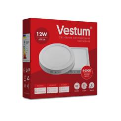 Светильник Vestum LED квадратный 12W 4000K 220V Фото 2