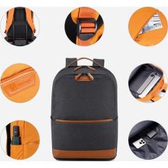 Рюкзак для ноутбука Tavialo 15.6" PORTA TD20 gray, 20L Фото 1