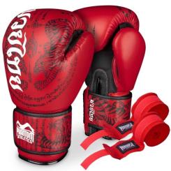 Боксерские перчатки Phantom Muay Thai Red 12 унцій Фото