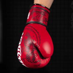 Боксерские перчатки Phantom Muay Thai Red 12 унцій Фото 6