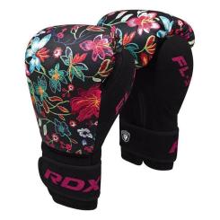 Боксерские перчатки RDX FL-3 Floral Black 12 унцій Фото 6