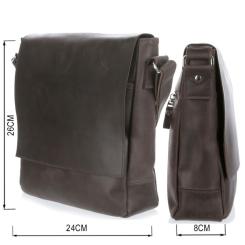 Сумка Shvigel Мессенджер Коричневая Фото 2