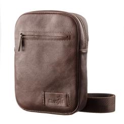 Сумка Shvigel Чоловіча шкіряна Коричнева Фото